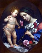 欧洲12-19世纪油画四_DOLCI, Carlo - The Virgin and Child with Flowers